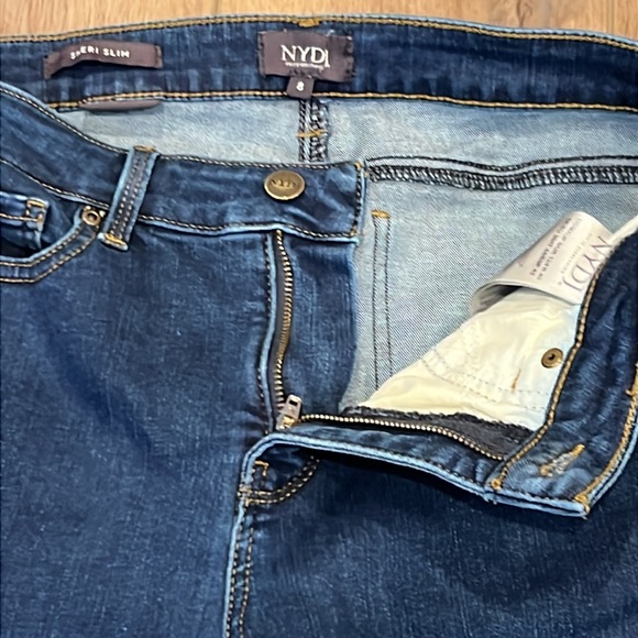 NYDJ Sheri Slim w/Lift Tuck Technology Size 8 Color Quinn Stretch - Picture 10 of 13